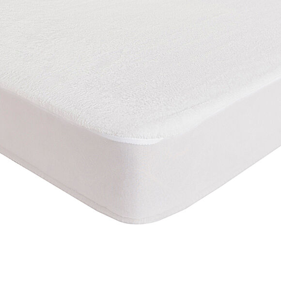 Prot&egrave;ge matelas microfibre imperm&eacute;able forme housse (blanc)