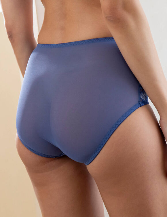 Maxi-slip met hoge maxi-vorm Nurri, kant en tule - set van 2 (blauw)