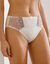 Culotte microfibre tulle brod&eacute; Caminata (ivoire)