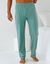 Pantalon pyjama coton uni (aqua)