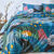 Linge de lit Clara en coton (bleu)