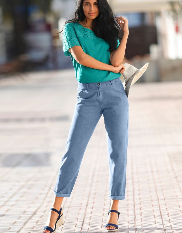 Pantalon jean léger (bleached)