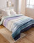 Dekbed in microvezel met Pastel print 200g/m2 (blauw)