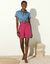Short effet jupette - lot de 2 (blanc / framboise)