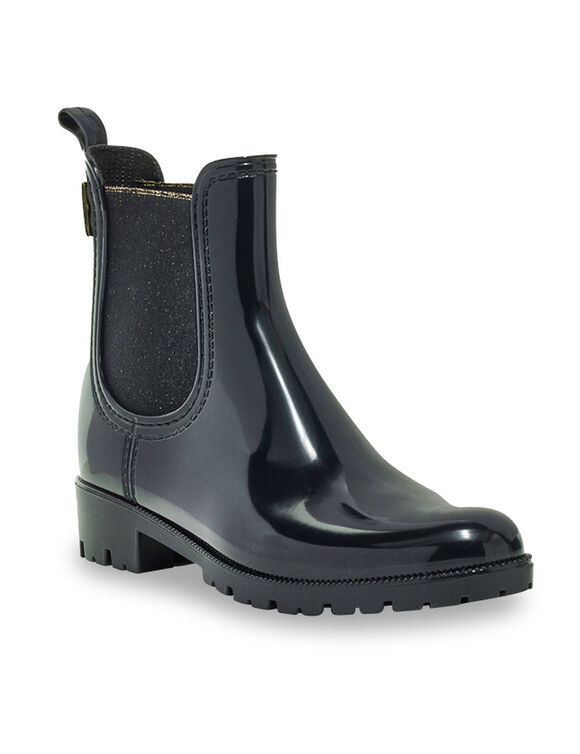 Bottines de pluie NEA (noir / dor&eacute;)