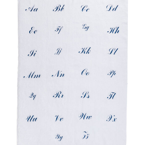 Cape de bain bébé personnalisable (blanc)
