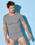 T-shirt met ronde hals - herenondergoed, set van 2 (chiné grijs)