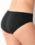 Culotte brod&eacute;e forme midi coton uni Olbia - lot de 2 (noir)