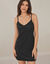 Fond de robe extensible maille microfibre (noir)