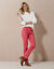 Modellerende broek met 5 zakken (rood)