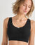 Brassi&egrave;re coton jacquard sans armatures (noir)
