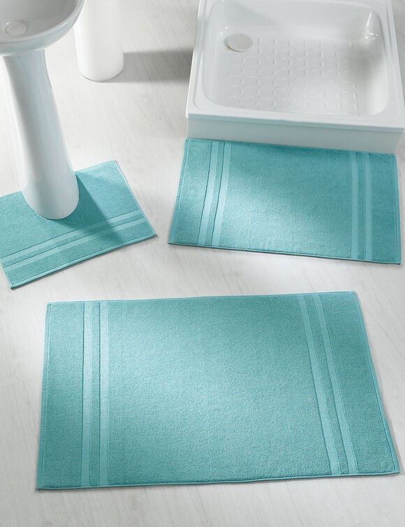 'Snel droog' badmatje (laguneblauw)