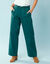 Pantalon coupe large, Spécial Petites (vert sapin) Pantalon coupe large, Spécial Petites (vert sapin)