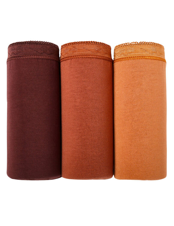 Culotte super maxi basique - lot de 3 (chocolat)