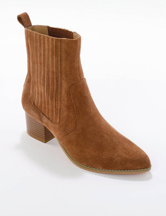 Westernboots, leer (honing)