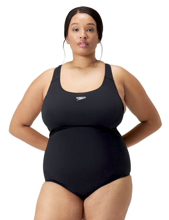 Maillot de bain 1 pi&egrave;ce Medalist sp&eacute;cial grande taille (noir)