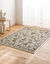 Tapis rectangulaire motifs perse (beige)