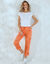 Oprolbare broek in battlestijl (abrikoos)
