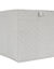 Cube de rangement pliable, lot de 2 (gris)