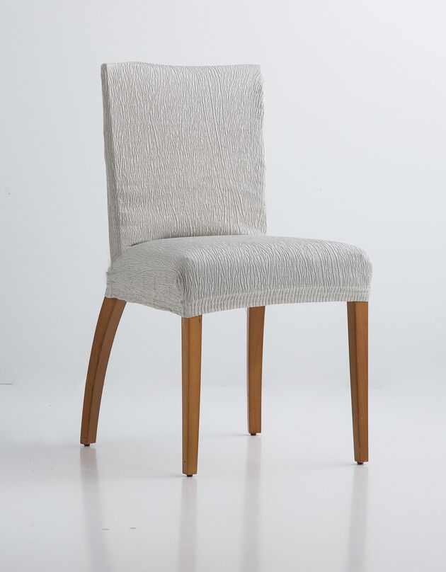 Housse chaise "Beta" (gris clair)