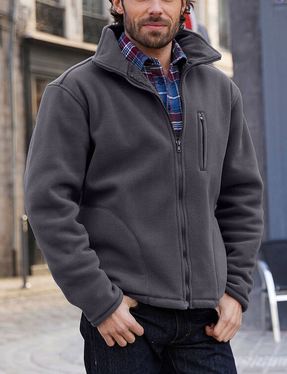 Blouson polaire sp&eacute;cial grand froid (anthracite)