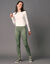 Ultracomfortabele jegging met elastische taille - kleine lengte (linde)