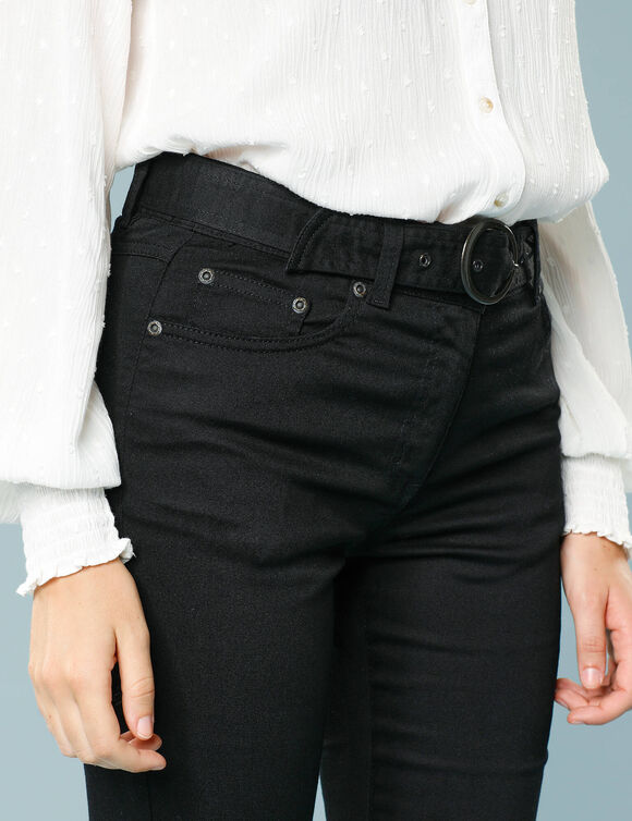 Pantalon droit, Spécial Petites (noir)