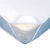 Matrasbeschermer in ondoorlatend pvc-molton, vlak model (wit)