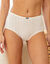 Maxi-slip van jacquard met maxi-vorm &ndash; set van 2 (ivoorkleur)