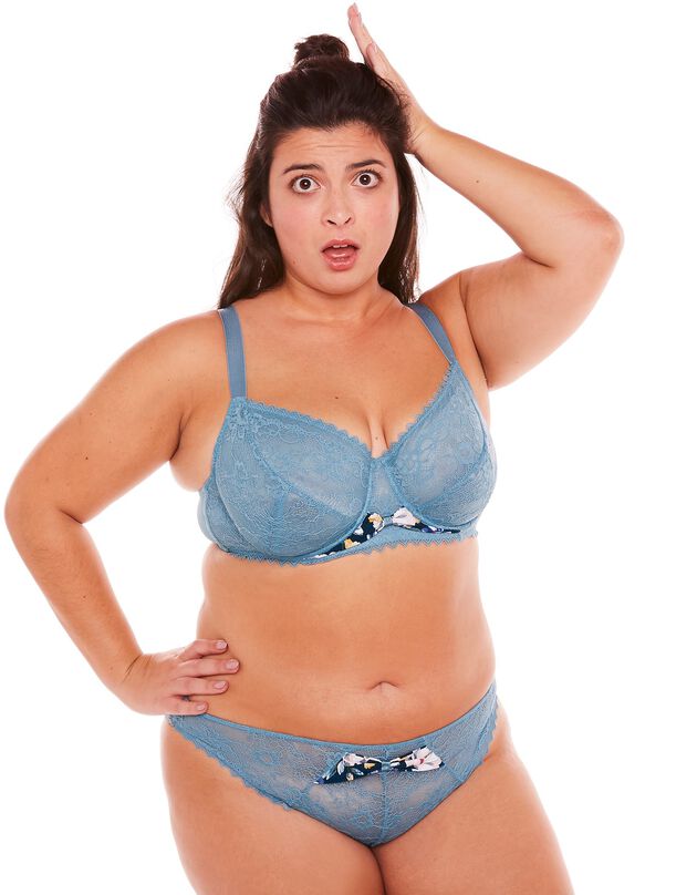 Beha met beugels 'Ohlala', blauw Beha met beugels 'Ohlala', blauw, hi-res