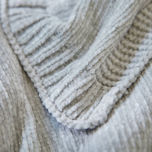 Plaid chenille (gris)