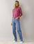 Sous-pull col roulé coton stretch uni (prune)