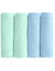 Culotte forme maxi coton motifs jacquard  &ndash; Lot de 4 (pastel)