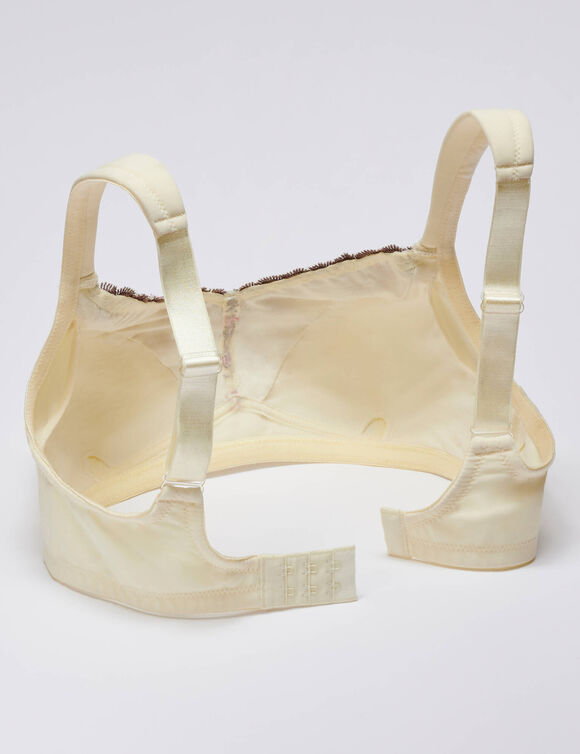 Soutien-gorge post-op&eacute;ratoire en microfibre "Caminata", sans armatures (ivoire)