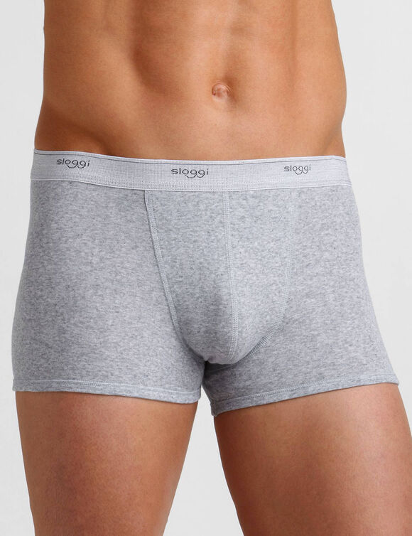 Shorty Basic® - set van 3 (chiné grijs)