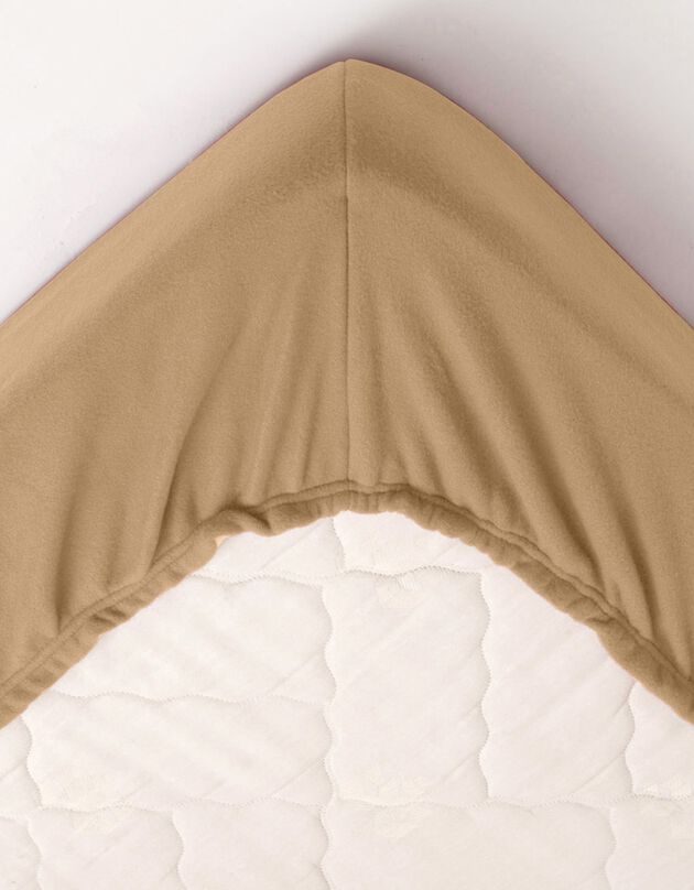 Couverture polaire mi-housse (sable)