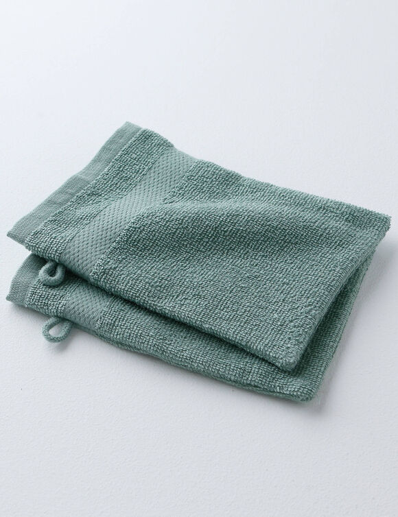 Éponge coton - 350g/m² (vert)