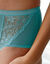 Maxislip met kant - set van 3  (oranje + blauw + eendenblauw)