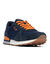 Heren sneakers met contrasterende inzetstukken (marine)