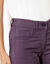 Steungevende broek voor kleine lengte, binnenpijplengte 75 cm (aubergine)