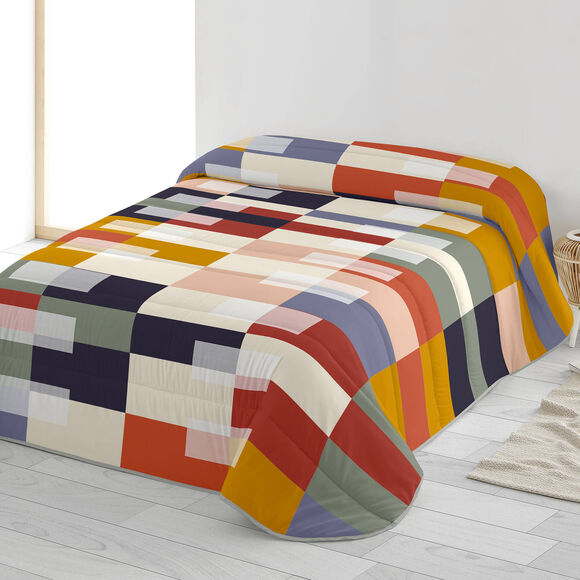 Couette microfibre imprimée Rozko 200g/m2 (blanc / rouge)
