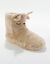 Chaussons bottillons rennes fourr&eacute;s (beige)