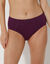 Maxislip in ajourkatoen - Set van 2 (fuchsia + pruim)