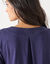 Tuniek met V-hals en grafische print (marine / grijs)