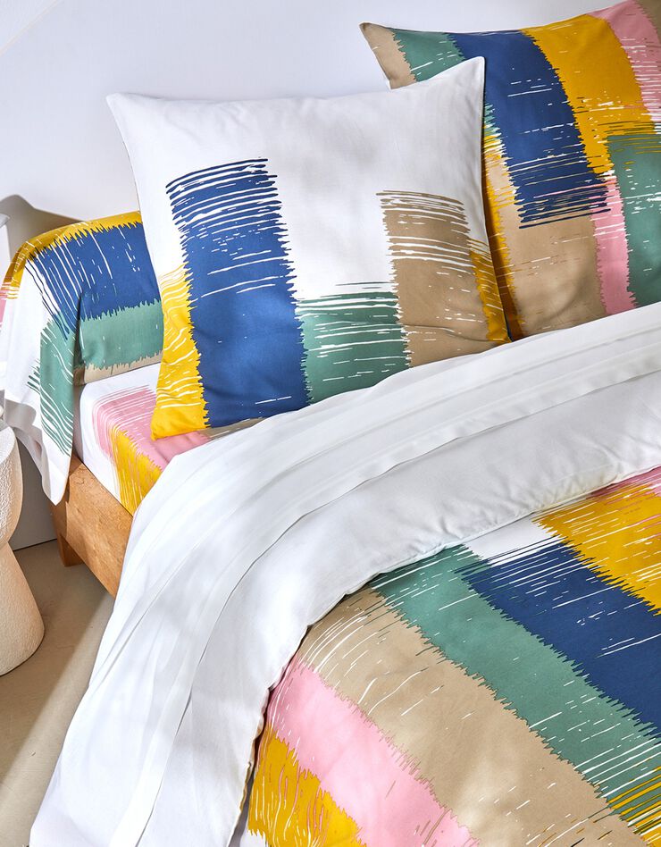Linge de lit Gouache en coton (blanc)