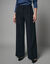 Ruime broek met hoge taille. (zwart)