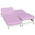 Effen hoeslaken in flanel voor gelede bedbodem, hoeken van 26 cm (lavendel)