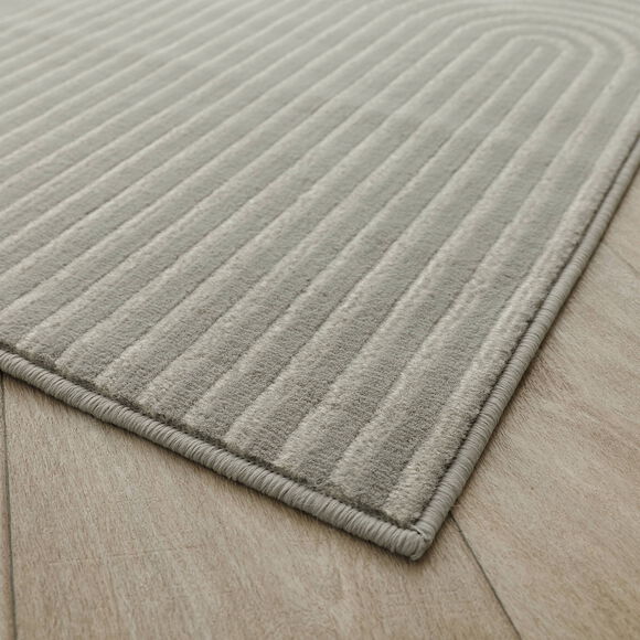 Tapis motif double arche (gris)