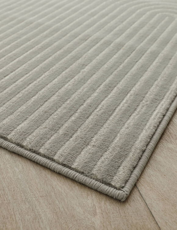 Tapis motif double arche (gris)
