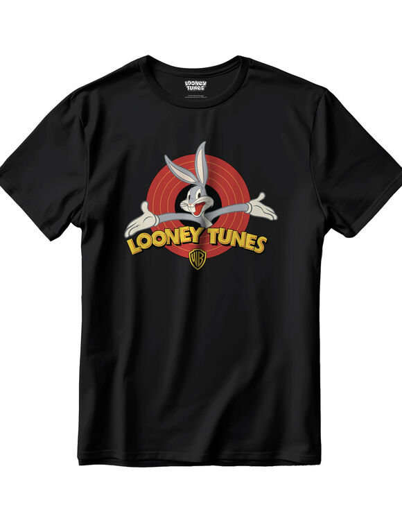 T-shirt Bugs Bunny Looney Tunes (noir)